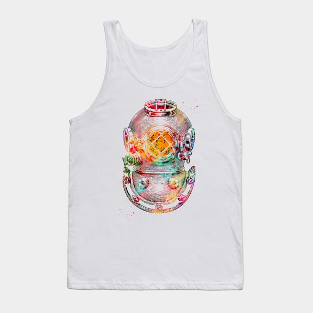 Diving helmet Tank Top by erzebeth